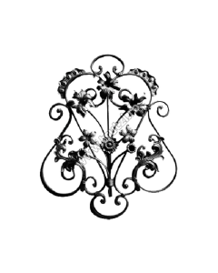 PANOU FORJAT SECT. 16X8MM CANELAT, H 720MM, L 600MM