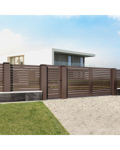 Pachet de baza sistem de imprejmuire LUND,  poarta auto batanta, 10,01m