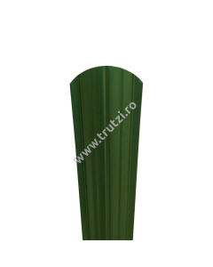 SIPCA OMEGA 0.50 MM VOPSITA PE O PARTE VERDE RAL 6020 MAT STRUCTURAT