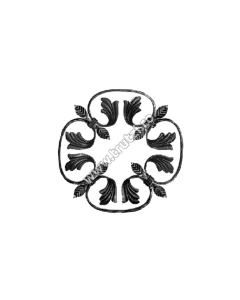 ROZETA CU FRUNZE SECT. 12X5MM AMPRENTAT, H 300MM, L 300MM