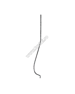 MONTANT CURBAT SECT. 12X12MM AMPRENTAT, INT. 160MM, H 1700MM