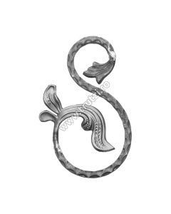 ELEMENT ''S'' CU FRUNZA SECT. 12X12MM AMPRENTAT, H 260MM, L 150MM