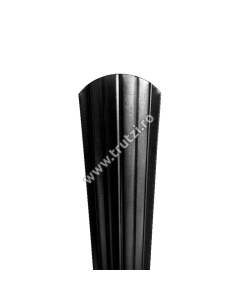 SIPCA OMEGA 0.55 MM VOPSITA PE AMBELE PARTI NEGRU RAL 9005