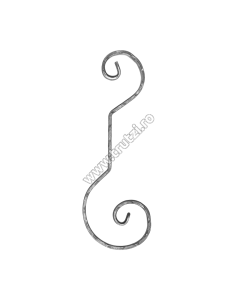 ELEMENT ACOLADA SECT. 12X6MM, H 340MM, L 120MM