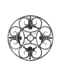 PANOU FORJAT SECT. 12X12MM AMPRENTAT, FI 610MM