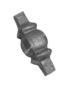 ELEMENT DE MIJLOC FORJAT DIN OTEL BAZA 14X14MM, H 70MM, L 37MM