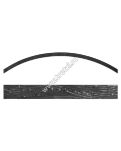 ARCADA "SEMICERC" PLASA GARD SECT. 25X5MM AMPRENTAT SCOARTA, H 230, L 2000