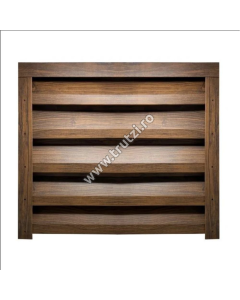 Kit Gard Jaluzea Model Atlas Imitatie Lemn Dublu