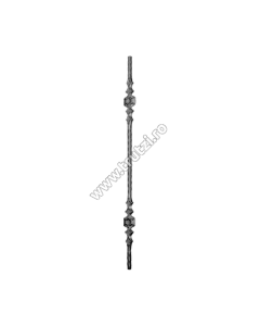 MONTANT DREPT SECT. 12X12MM AMPRENTAT, H 900MM, L 50MM