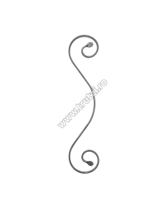 ELEMENT ACOLADA CU MURA SECT. 12X5MM, H 450MM, L 100MM