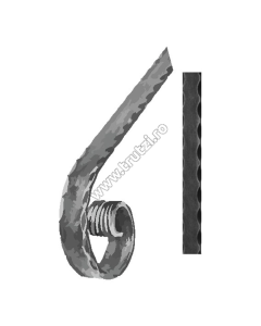 TERMINATIE MANA CURENTA SECT. 40X8MM AMPRENTAT MARGINI, FI 100MM, L 200MM