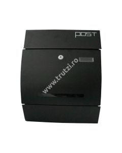 CUTIE POSTALA NEAGRA H 445MM, L 350MM, ADANCIME 95MM