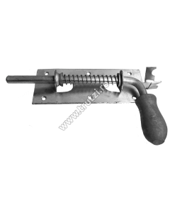 ZAVOR CU ARC TIJA FI 14MM, H 200 MM CU MANER DE LEMN