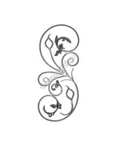 PANOU FORJAT SECT. FI 12MM AMPRENTAT, H 820MM, L 340MM