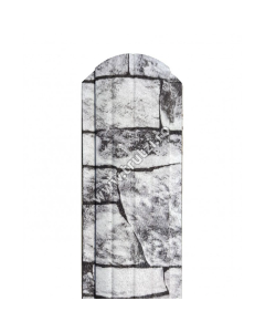 SIPCA OMEGA 0.50 MM VOPSITA PE O PARTE PIATRA GRI