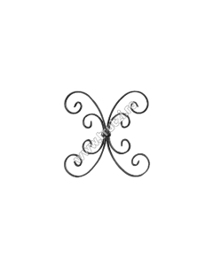 ROZETA SECT. 12X5MM AMPRENTAT, H 250MM, L 270MM