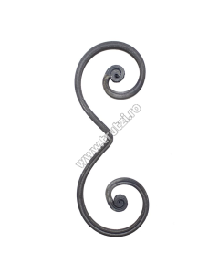 ELEMENT ACOLADA ROLUIT SECT. 16X8MM CANELAT, H 270MM, L 100MM