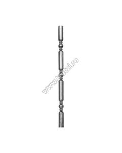 MONTANT DREPT DIN TEAVA MODELATA FI 50MM, H 1000MM