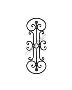 PANOU BALUSTRADA SECT. 12X12MM CANELAT, H 800MM, L 300MM