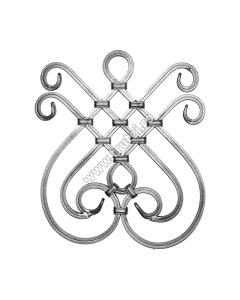 PANOU FORJAT SECT. 12X12MM CANELAT, H 450MM, L 380MM