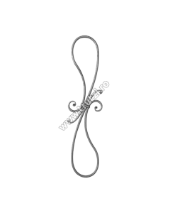 PANOU  BALUSTRADA SECT.12X12MM, H:800 MM, L:200MM