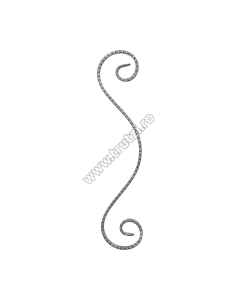 ELEMENT ACOLADA SECT. 12X5MM AMPRENTAT CANT, H 450MM, L 100MM