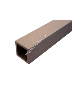 STALP WPC 90x90x2000MM, MARO INCHIS