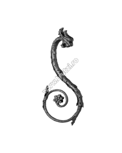 PRIM MONTANT SECT. FI 28, H 1030MM, L 500MM