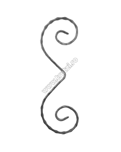 ELEMENT ACOLADA SECT. 12X6MM AMPRENTAT, H 300MM, L 100MM