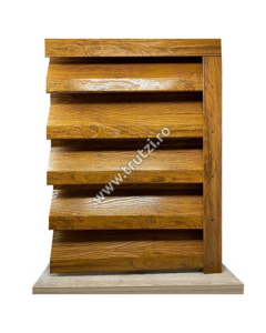 PROFIL U ORIZONTAL IMITATIE LEMN STEJAR DUBLU