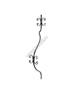 MONTANT CURBAT SECT. 12X12MM AMPRENTAT H 900MM, INT. 130MM, L 150MM