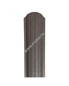 SIPCA OMEGA 0.50 MM VOPSITA PE O PARTE MARO-GRI RAL 8019 MAT STRUCTURAT