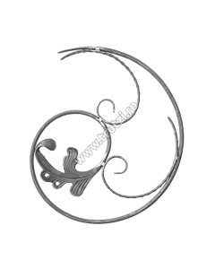 ELEMENT "C" CU FRUNZA SECT. FI 12MM AMPRENTAT, H 480MM, L 400M