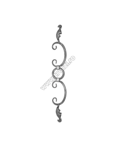 ANSAMBLU "C" CERC SI FRUNZE SECT. 12X12MM, H 600MM, L 90MM