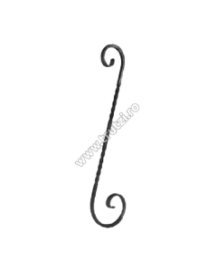 MONTANT CURBAT SECT. 12X12MM RASUCIT, H 900MM, L 150MM