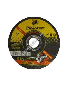 DISC ABRAZIV DEBITARE METAL 125X1.0X22.2MM PEGATEC
