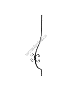 MONTANT CURBAT SECT. 12X12MM, INT. 110MM, H 900MM, L 150MM