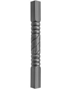 - MONTANT DIN ȚEAVĂ SECȚ. 60X60X1.5MM, H 1200MM