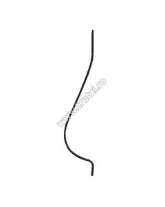 MONTANT CURBAT SECT. 12X12MM, INT. 230MM, H 900MM