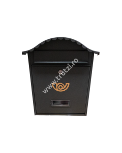 CUTIE POSTALA NEGRU H 370MM, L 360MM, ADANCIME 135MM