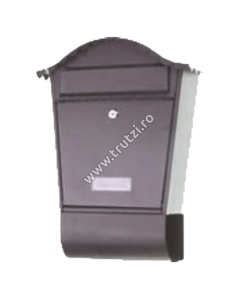 CUTIE POSTALA NEGRU H 470MM, L 360MM, ADANCIME 130MM