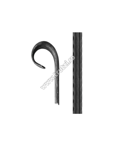 TERMINATIE POARTA SECT. 40X5MM AMPRENTAT DUNGI, H 100MM, L 70MM