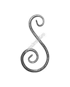 ELEMENT "S" SECT. FI 12MM AMPRENTAT SCOARTA, H 260MM, L 120MM