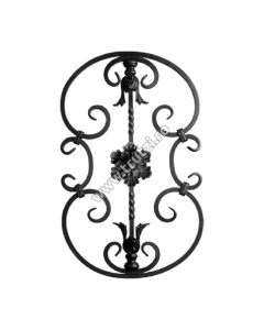 PANOU FORJAT SECT. 12X5MM AMPRENTAT, H 600MM, L 370MM