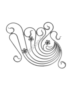 PANOU FORJAT SECT. FI 12MM, H 800MM, L 750MM