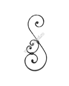 PRIM MONTANT SECT. 25X8MM, H 650MM, L 270MM