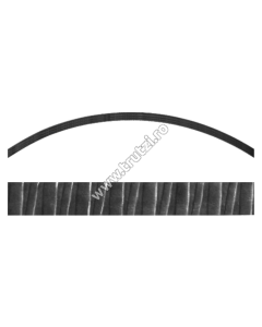 ARCADA "SEMICERC" PLASA GARD SECT. 40X5MM AMPRENTAT TRANSVERSAL, H 230, L 2000