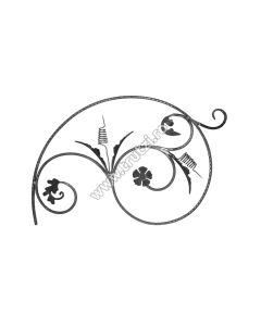 PANOU FORJAT SECT. FI 12MM AMPRENTAT, H 570MM, L 760MM