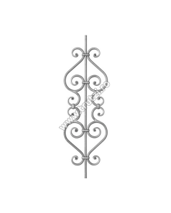 PANOU  BALUSTRADA SECT  12X12 MM, H 800 MM, L 250 MM