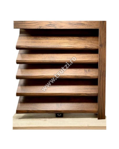 PROFIL JALUZEA IMITATIE LEMN MAHON, GROSIME 0.40MM